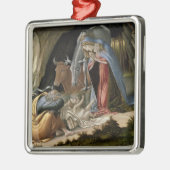 神秘的な出生1500年 メタルオーナメント (左)