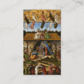 神秘的な出生, 1500サンドロ・ボッティチェリ 名刺 (正面)