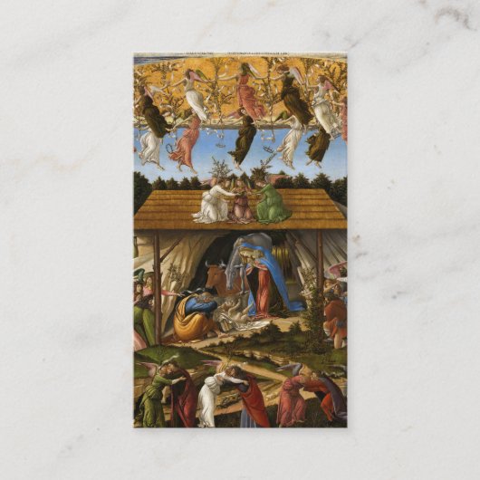 神秘的な出生, 1500サンドロ・ボッティチェリ 名刺 (正面)