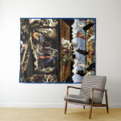 神秘的な出生: Botticelliによる油絵 タペストリー (インサイチュ(横))