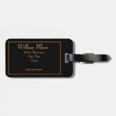 神秘的な刀剣のグリフィン ラゲッジタグ (裏面横)