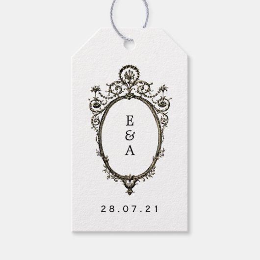 神秘的な占い師サーカスパーティー ギフトタグ (正面)