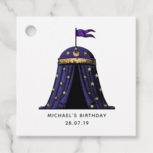 神秘的な占い師サーカスパーティー フェイバータグ (正面)