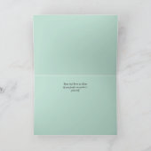 神秘的な占星術のウサギのバレンタインカード カード (内部)