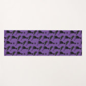 神秘的な占星術ブラックキャットレイヴン星 ヨガマット (正面(横))