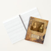 神秘的な古いファッションドヴィンテージノートテンプレート ノートブック (内部)