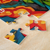 神秘的な坊ほ仏曼荼羅 ジグソーパズル (側面)