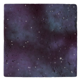 神秘的な埃っぽいバイオレット銀河系 トリベット