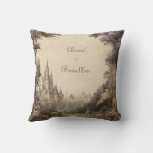 神秘的な城林結婚の クッション (裏面)