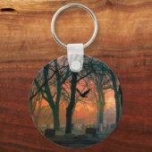 神秘的な墓場 キーホルダー (正面)