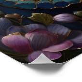 神秘的な変態 – バタフライデジタルアート ポスター (角)