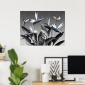 『神秘的な夕暮れ』 ポスター (ホームオフィス)