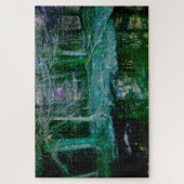 神秘的な夜のファンタジー林 ジグソーパズル (縦)