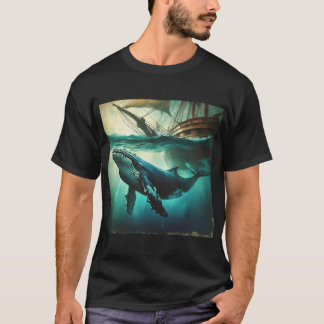 神秘的な夢のようなクジラ。 Tシャツ