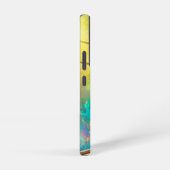 神秘的な夢のキャッチャーの窓パープルグリーン SAMSUNG GALAXYケース (右側面)