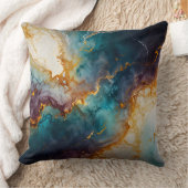 神秘的な大理石 クッション (ブランケット)