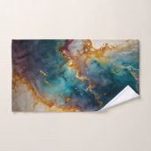 神秘的な大理石 バスタオルセット (ハンドタオル)