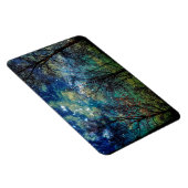 神秘的な天の森の夜空の大きい マグネット (右側)