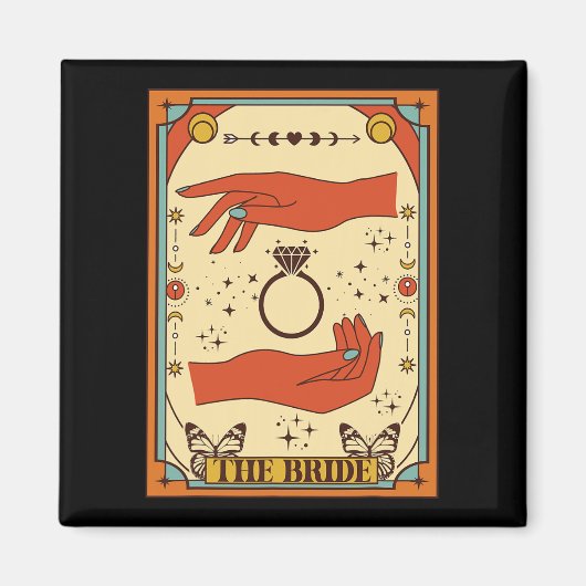 神秘的な天の花嫁の独身最後の夜 マグネット (正面)