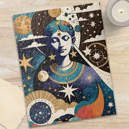 神秘的な天体の星の女神の夜空 ジグソーパズル