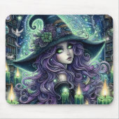 神秘的な天体の魔女 マウスパッド (正面)