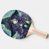 神秘的な天体の魔女 卓球ラケット (横)