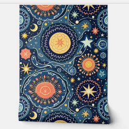 神秘的な天体パターン | ムーンスターズ銀河系 壁紙