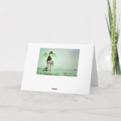 神秘的な天使のライム病サポート友人カード カード (裏面)