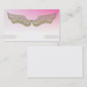 神秘的な天使の名刺スピリチュアル 名刺 (正面/裏面)