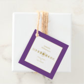 神秘的な天月相アメジストスピリチュアル フェイバータグ (インサイチュ)