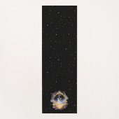 神秘的な天空の金ゴールド ヨガマット (正面)