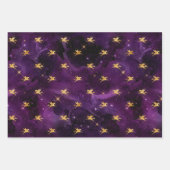 神秘的な天紫の包装紙シート ラッピングペーパーシート (正面2)