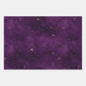神秘的な天紫の包装紙シート ラッピングペーパーシート (正面)