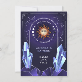 神秘的な太陽のイベント日付を保存 セーブザデート