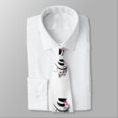 神秘的な女性のネックタイ赤い唇 ネクタイ (タイ)