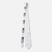 神秘的な女性のネックタイ赤い唇 ネクタイ (裏面)