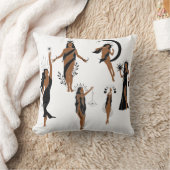 神秘的な女性 クッション (ブランケット)