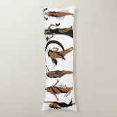 神秘的な女性 ボディピロー (正面縦)