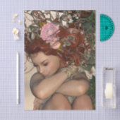 神秘的な女性 薄葉紙 (クラフト)