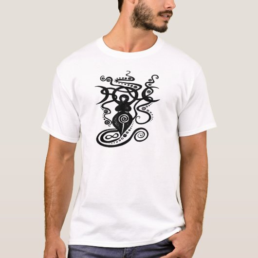神秘的な女神1 Tシャツ (正面)