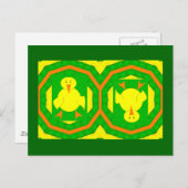 神秘的な女！ ポストカード (正面/裏面)