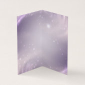 神秘的な妖精とバイオレットバラ | サンキューカード (内部)