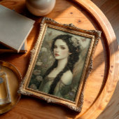 神秘的な妖精とフローラの王冠と蝶 薄葉紙