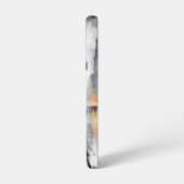 神秘的な妖精の霧の白熱［赤熱］光を放つ街のエーテルの翼 SAMSUNG GALAXYケース (左側面)