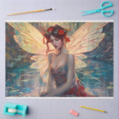 神秘的な妖精シリーズデザイン10 薄葉紙 (クラフト)