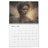 神秘的な妖精ファンタジー妖精女性2024 カレンダー (2月 2027)