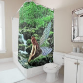 神秘的な妖精森林シャワー・カーテン シャワーカーテン (インサイチュ)