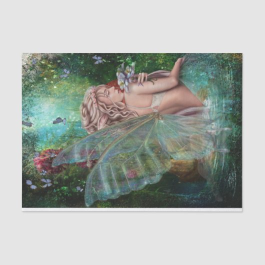 神秘的な妖精 薄葉紙 (正面)