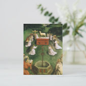 神秘的な子羊の崇拝のコピー ポストカード (スタンド正面)