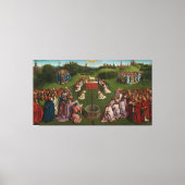 神秘的な子羊の崇拝，ゲントのアルタルピース キャンバスプリント (正面)